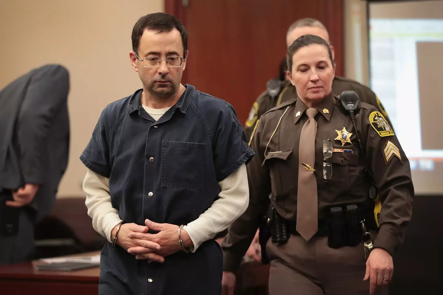 Nassar was convicted and sentenced to upwards of 300 years in jail.