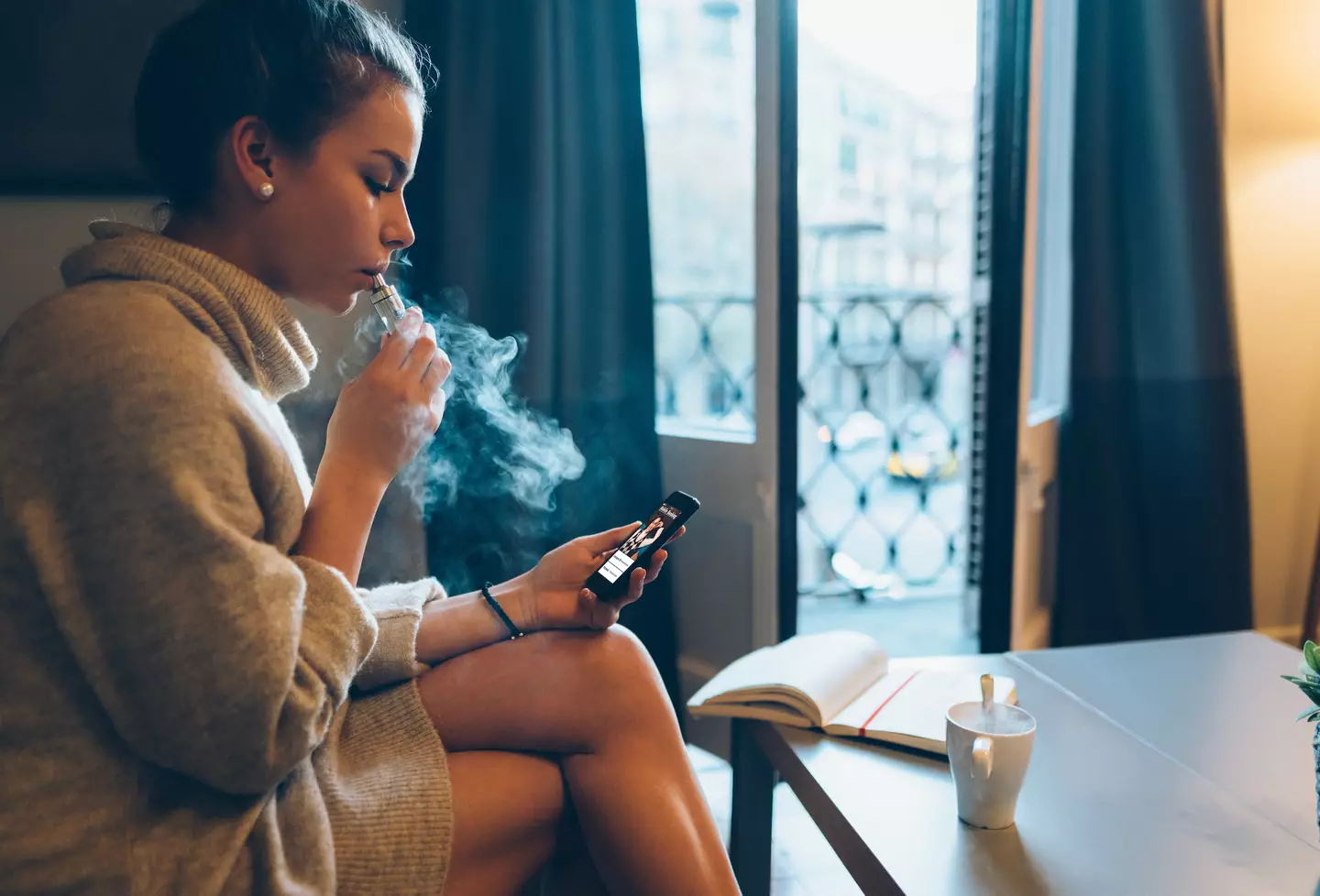 It's easier to vape inside than it is to smoke (Getty Stock Images)