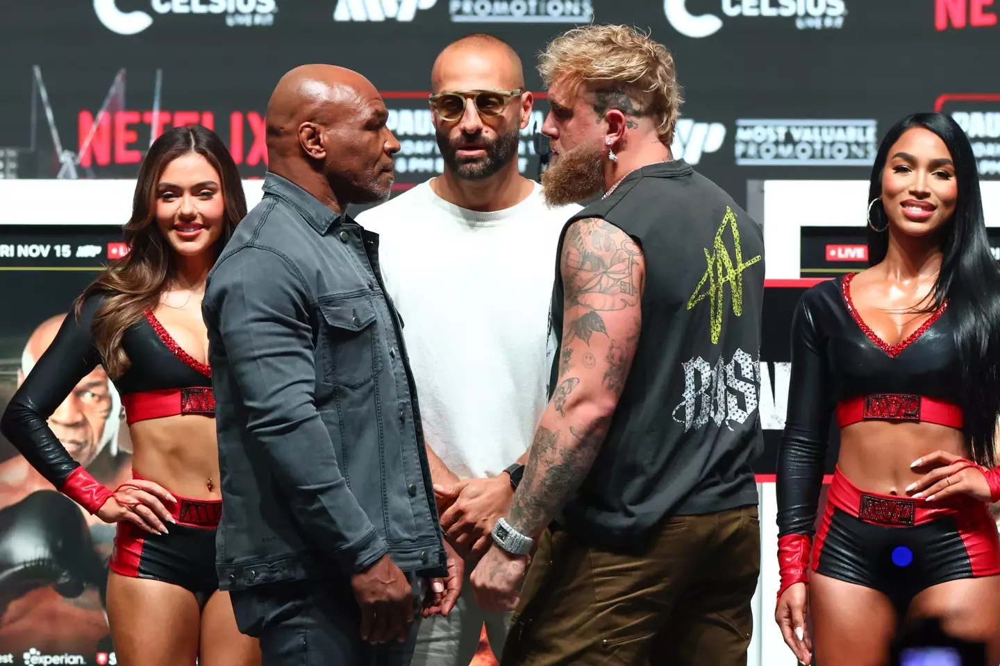 Tyson and Paul faced off in a sanctioned fight on Friday night (Ed Mulholland/Contributor/Getty Images)