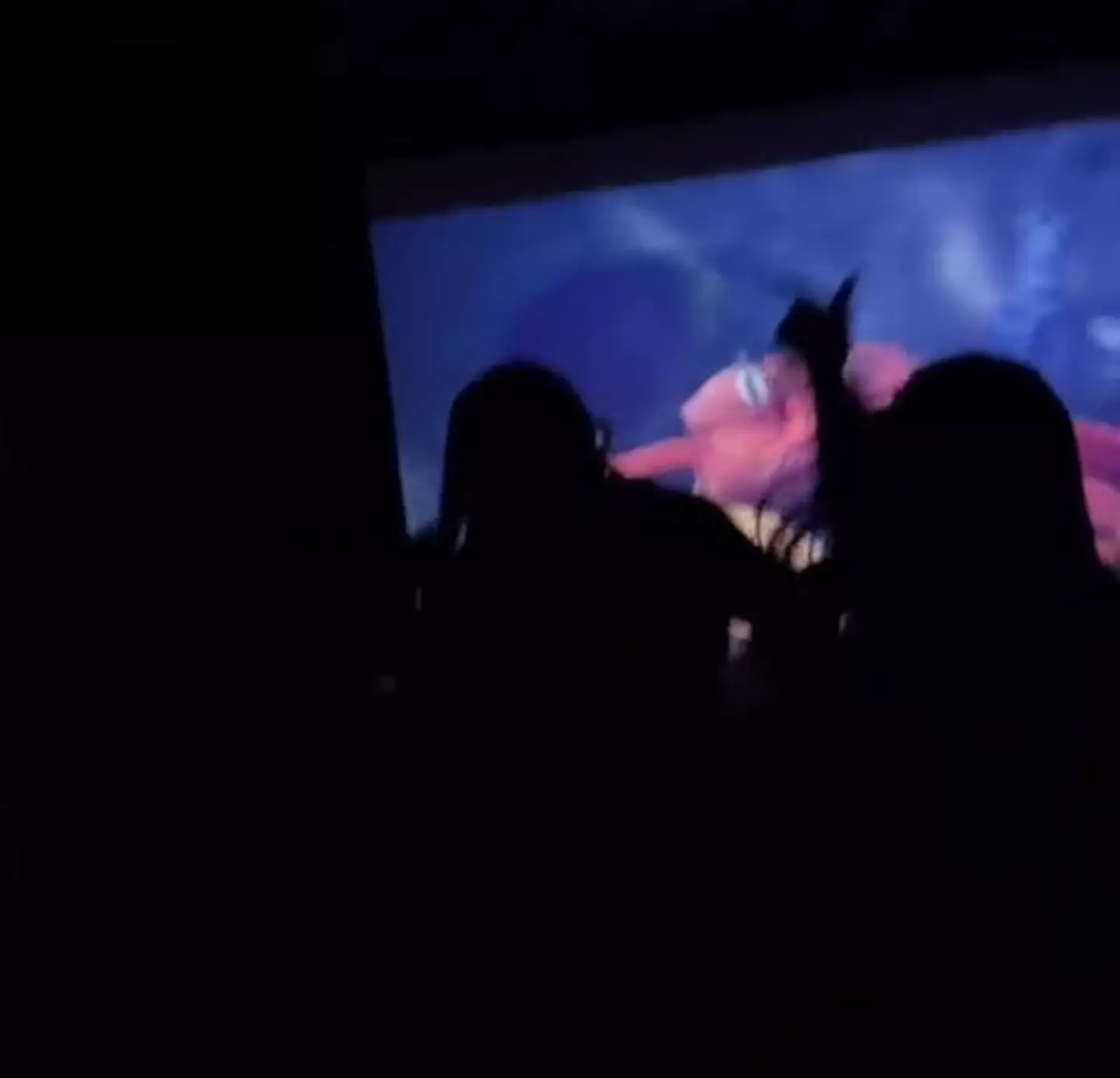 A heated argument broke out in a screening of The Little Mermaid.