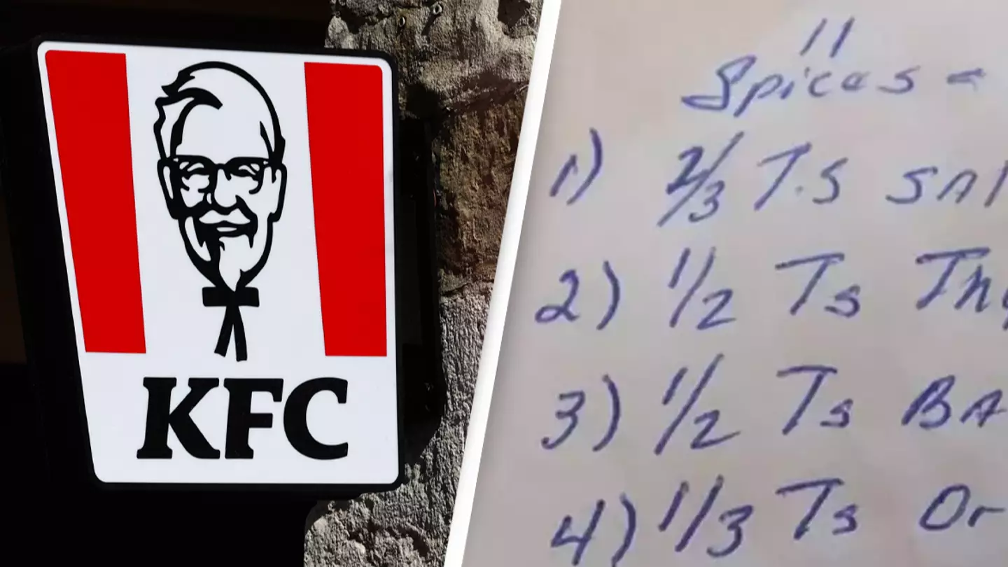 KFC’s famous top secret '11 herbs and spices' was leaked by Colonel Sanders’ nephew