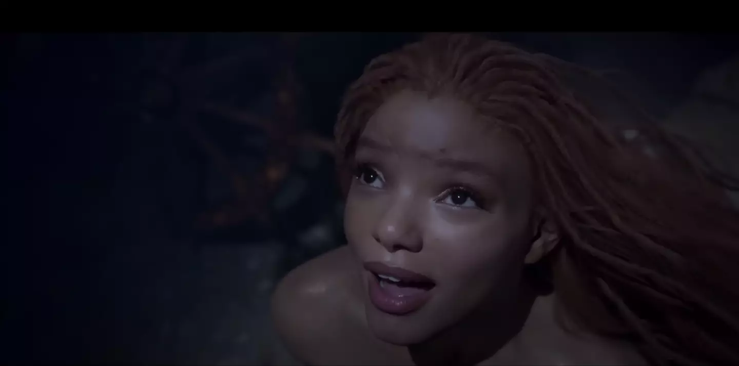 Halle Bailey's appearance in The Little Mermaid went viral on social media.