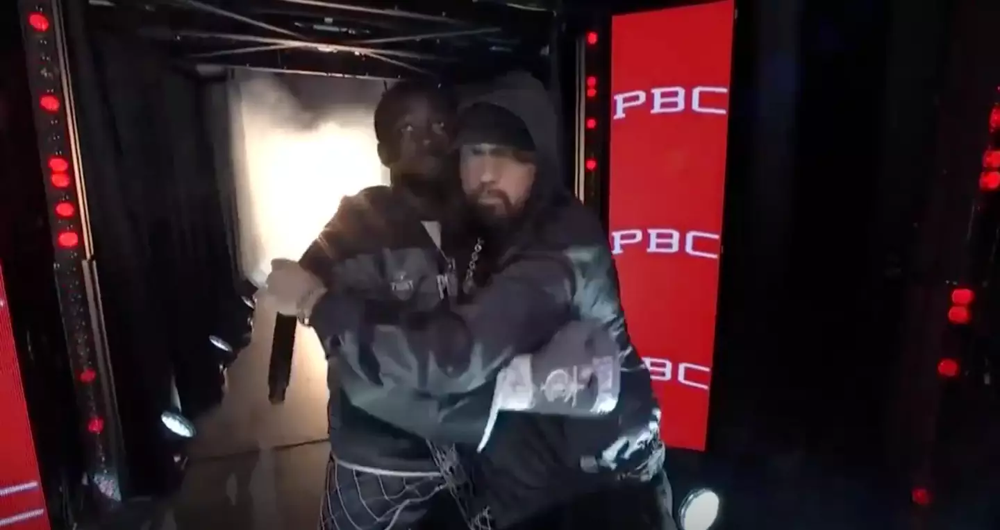 Fans loved seeing Eminem and Terence together.