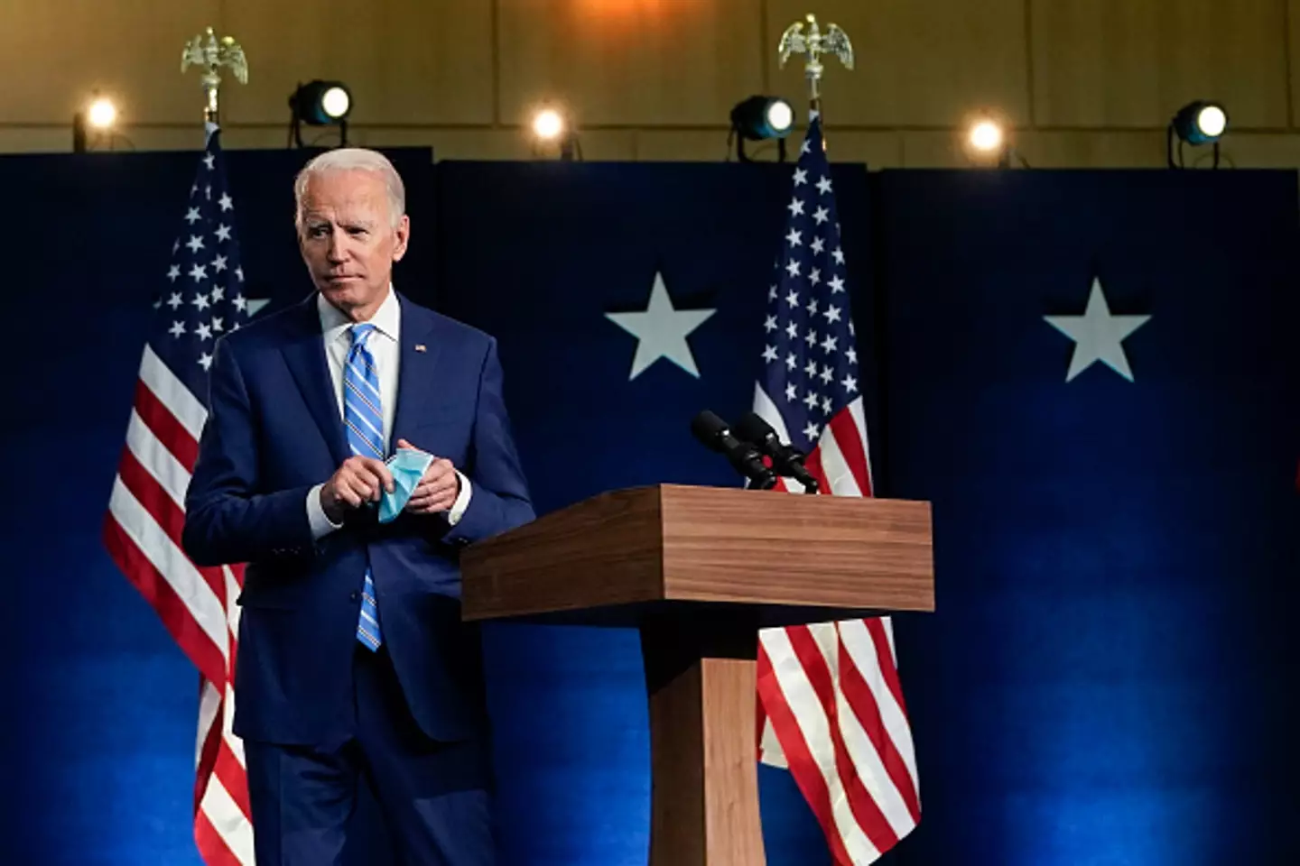 Biden initially suggested he'd be a 'transition' President.