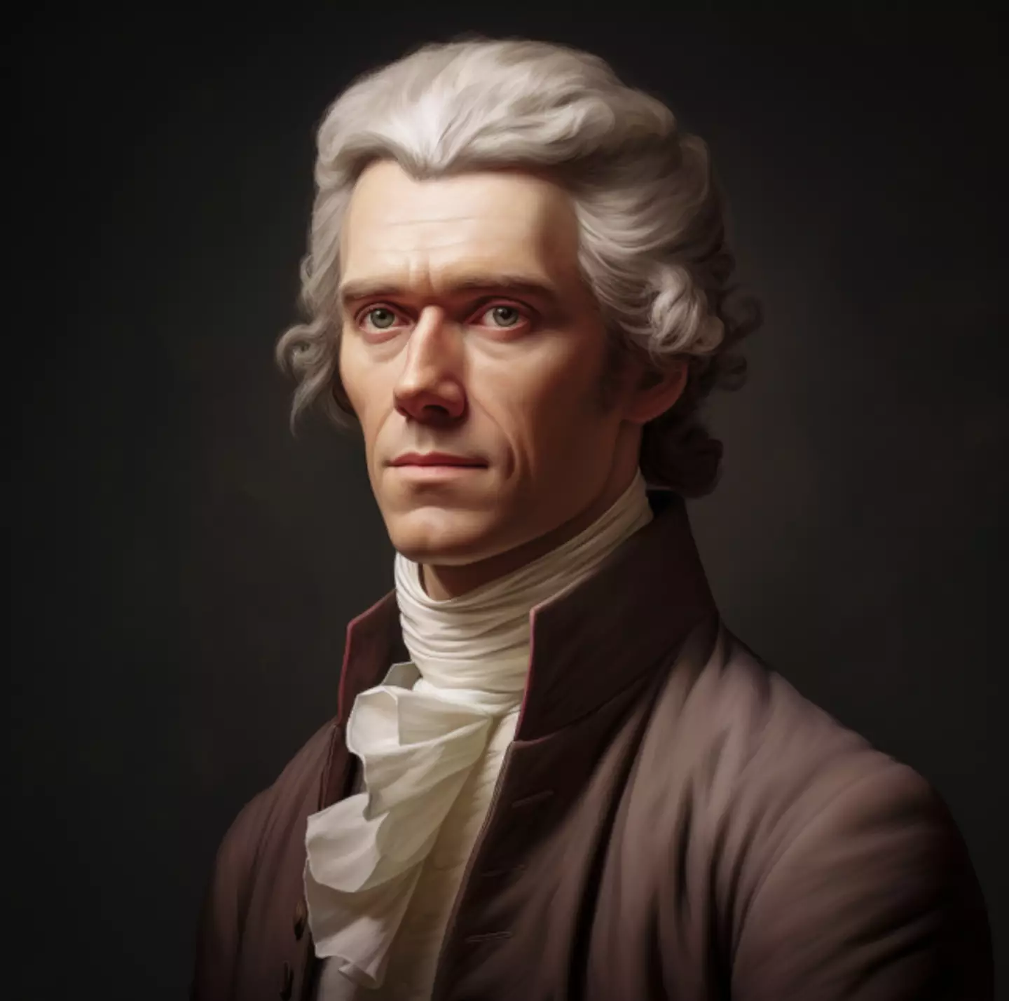 This is apparently Hugh Laurie playing Thomas Jefferson.