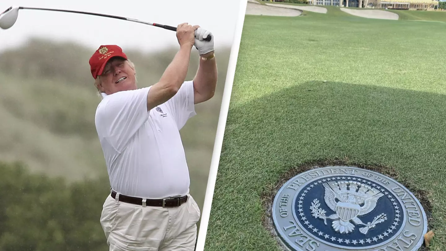 Donald Trump Appears To Be Misusing Presidential Seal To Promote Golf Courses