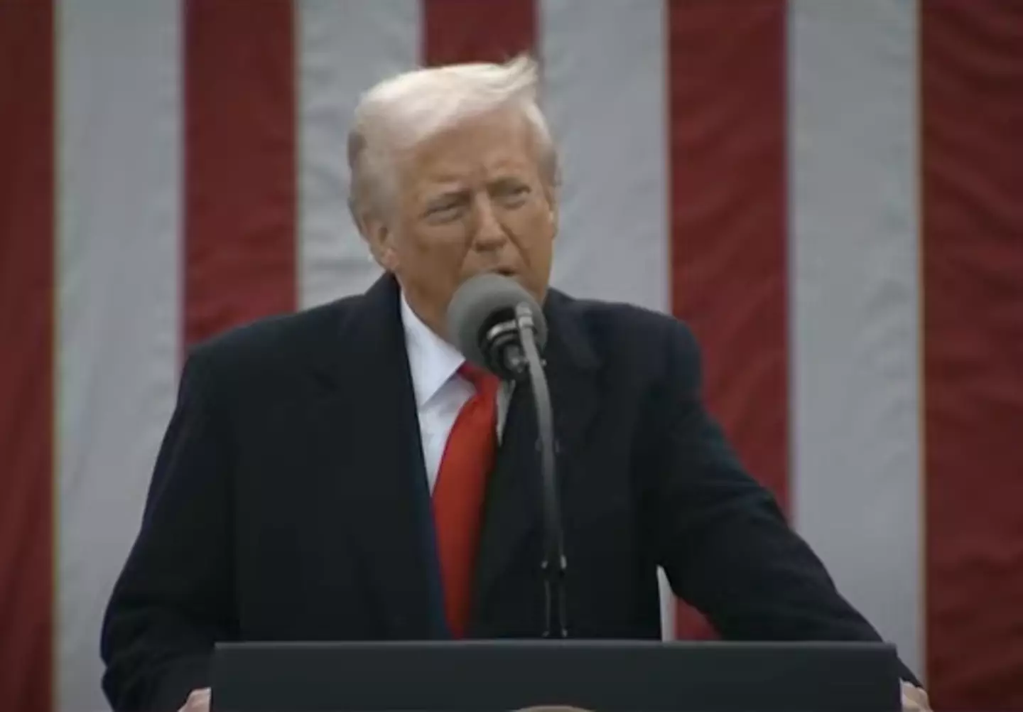 The POTUS speaking at the Rose Garden (LiveNOW from FOX)