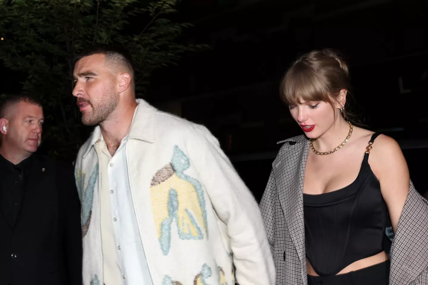 Taylor Swift and Travis Kelce have been dating since last year.