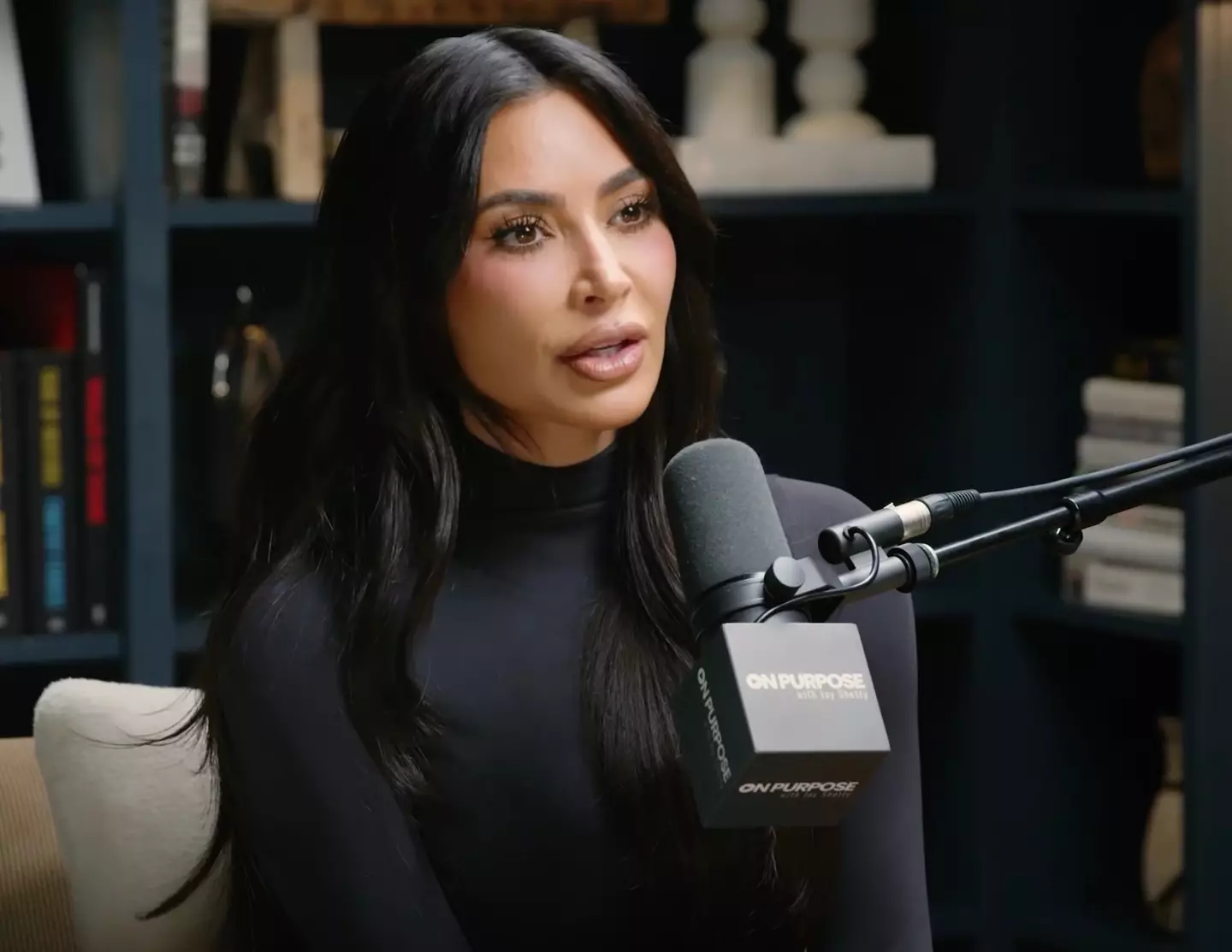 Kim Kardashian opened up about the difficulties of being a global star.