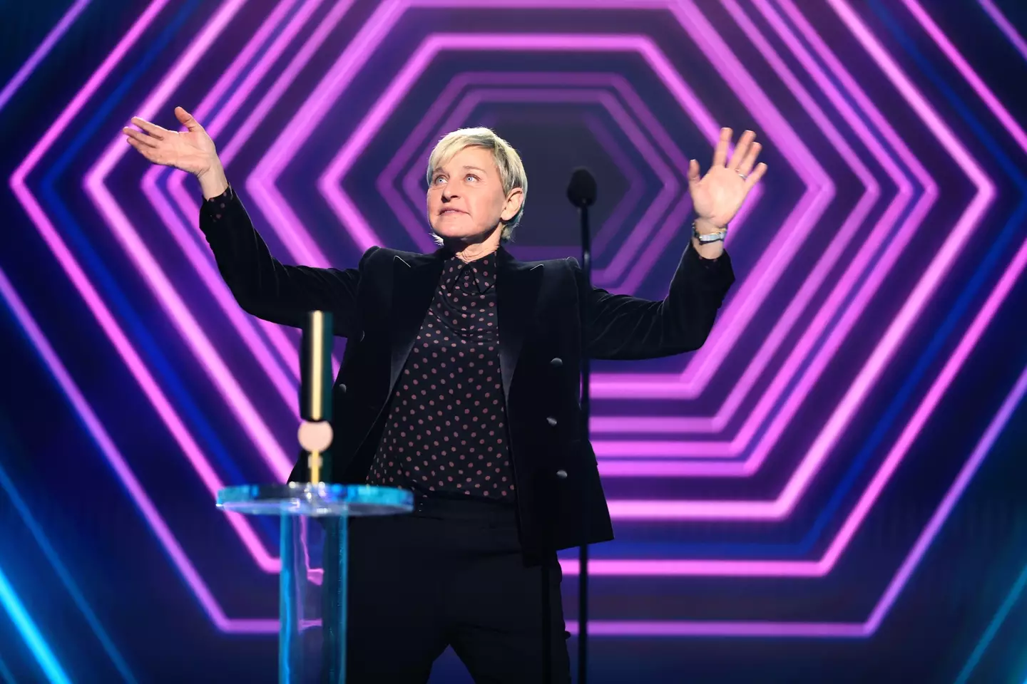 It looks like 2024 is the year we say bye bye to Ellen (Christopher Polk/E! Entertainment/NBCU Photo Bank via Getty Images)