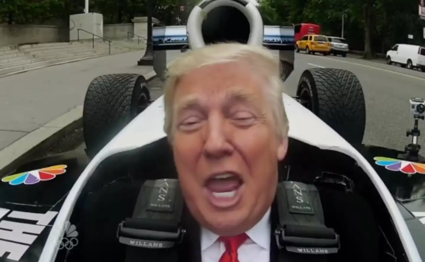 Fans are loving the resurfaced clip of Donald Trump on The Celebrity Apprentice back in 2012 (NBC)