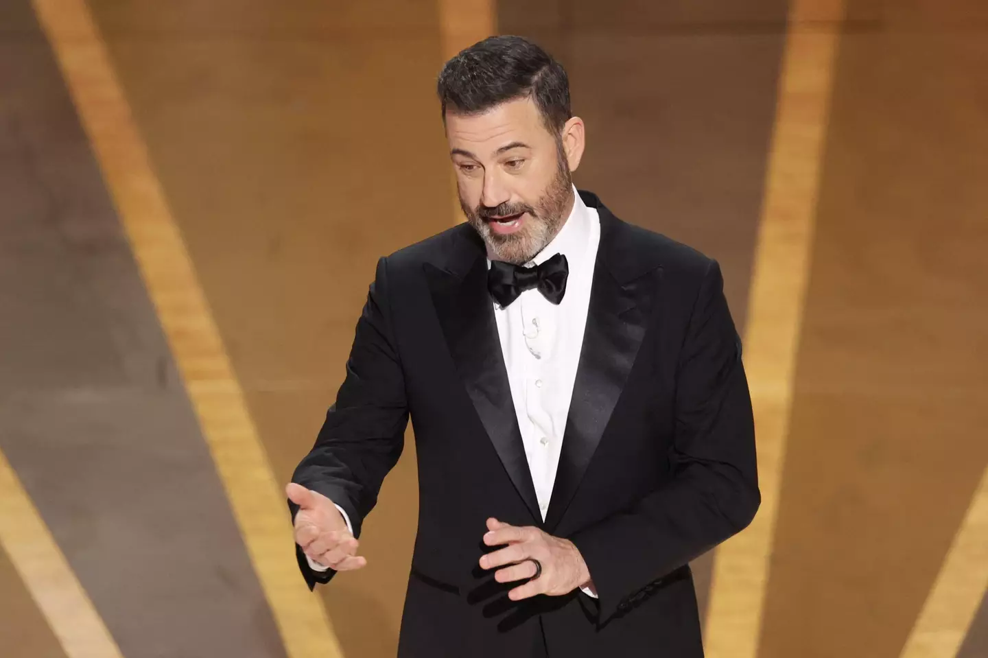 Jimmy Kimmel during his opening monologue at this year's Oscars.