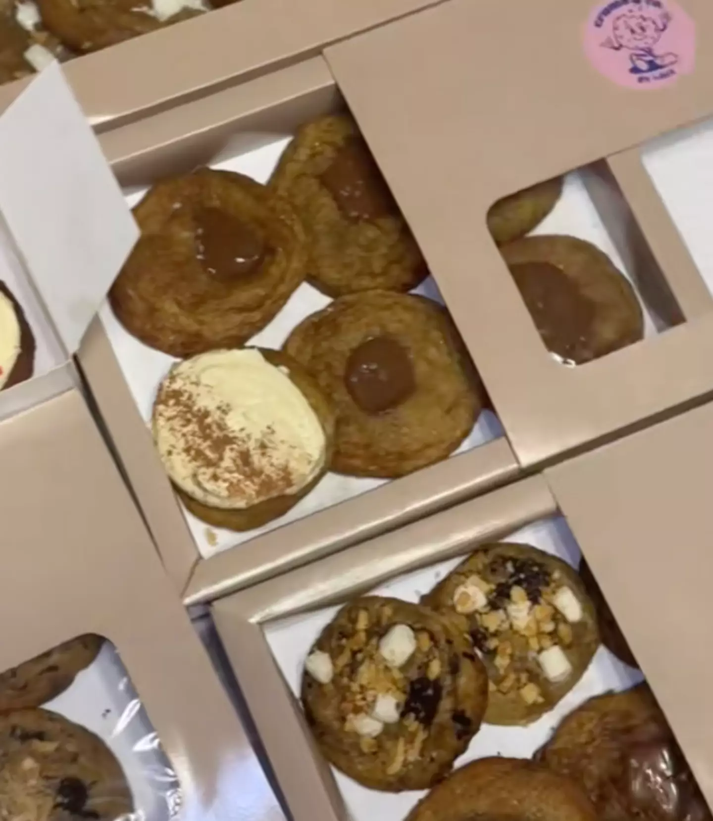 Definitely an interesting way to sell cookies... (crumbnco.__/TikTok)