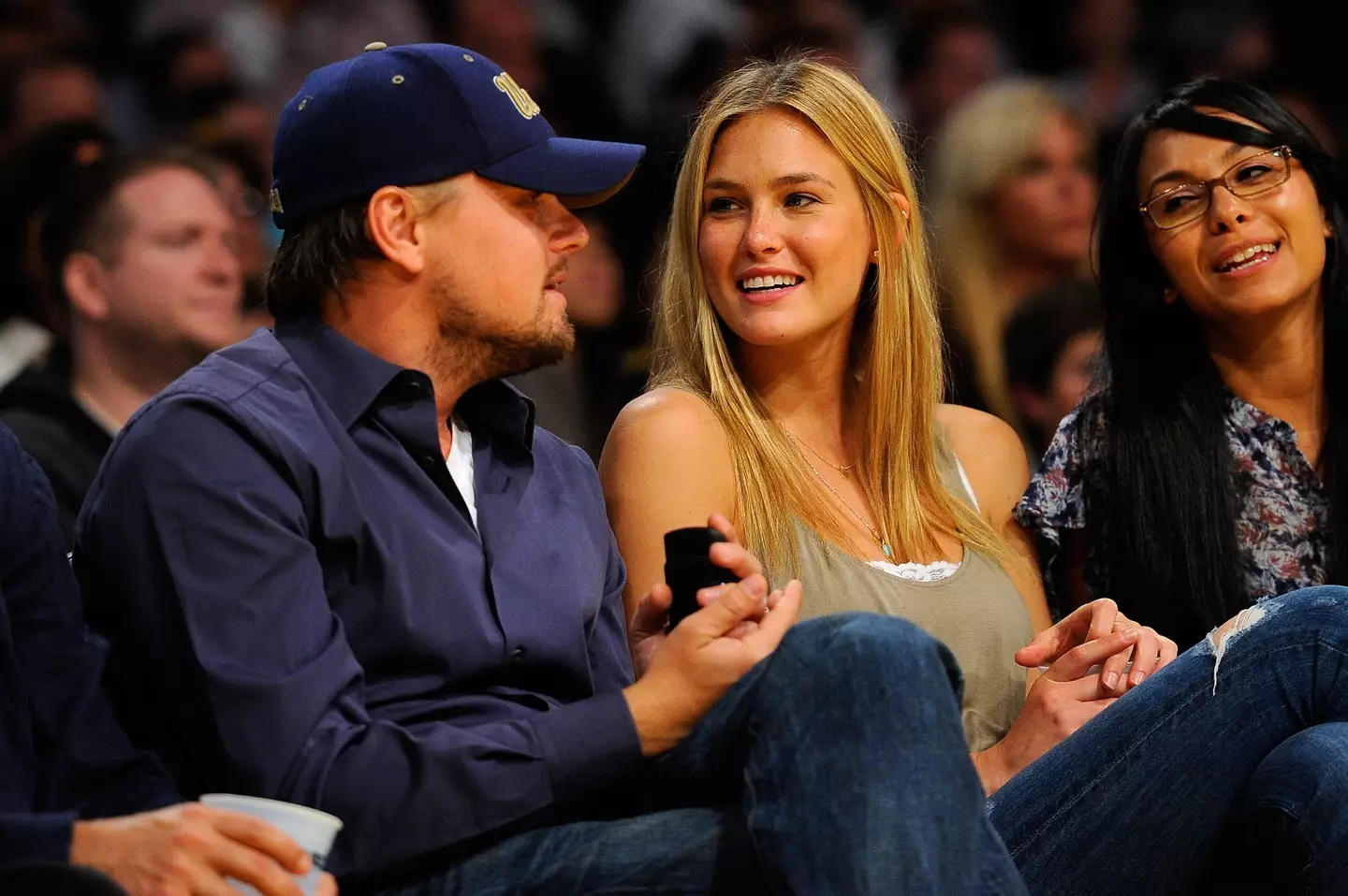 Leo previously dated 20-year-old Bar Refaeli.