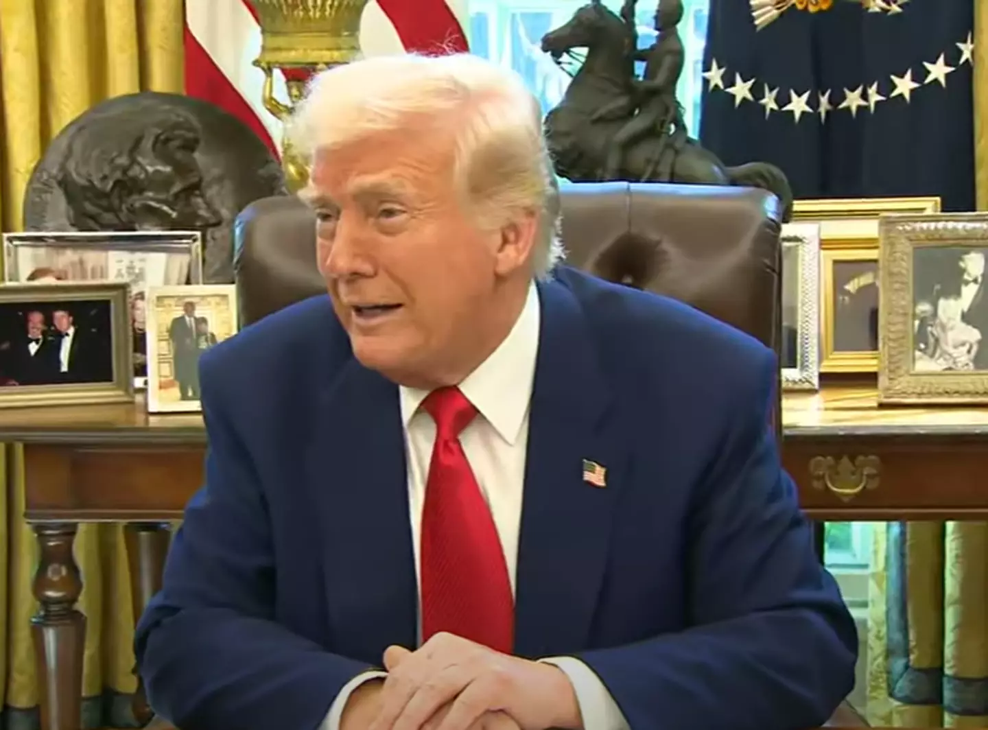 Donald Trump ends war on showers with a new executive order (YouTube/FOX 9 Minneapolis-St. Paul)