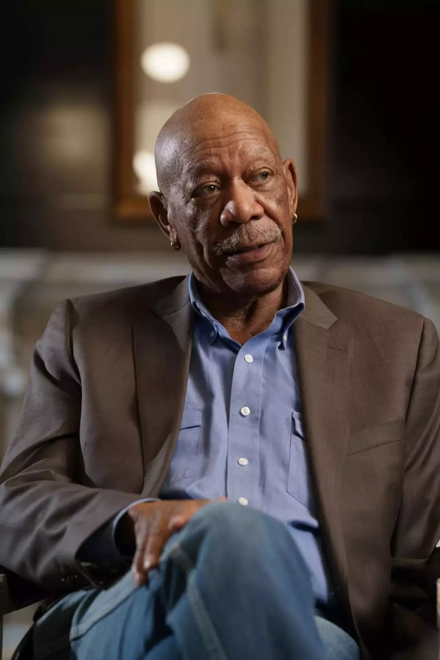 Morgan Freeman was impressed with his acting in A Good Person.