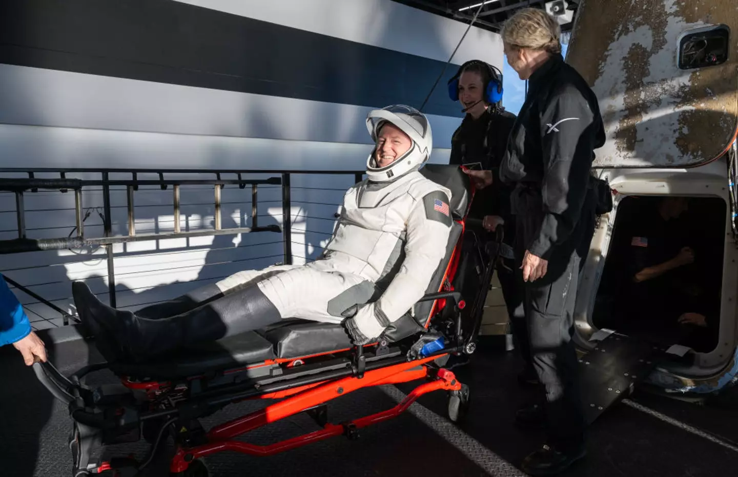 Butch Wilmore noticed his neck pain returning as soon as he touched down on Earth (Keegan Barber/NASA via Getty Images)