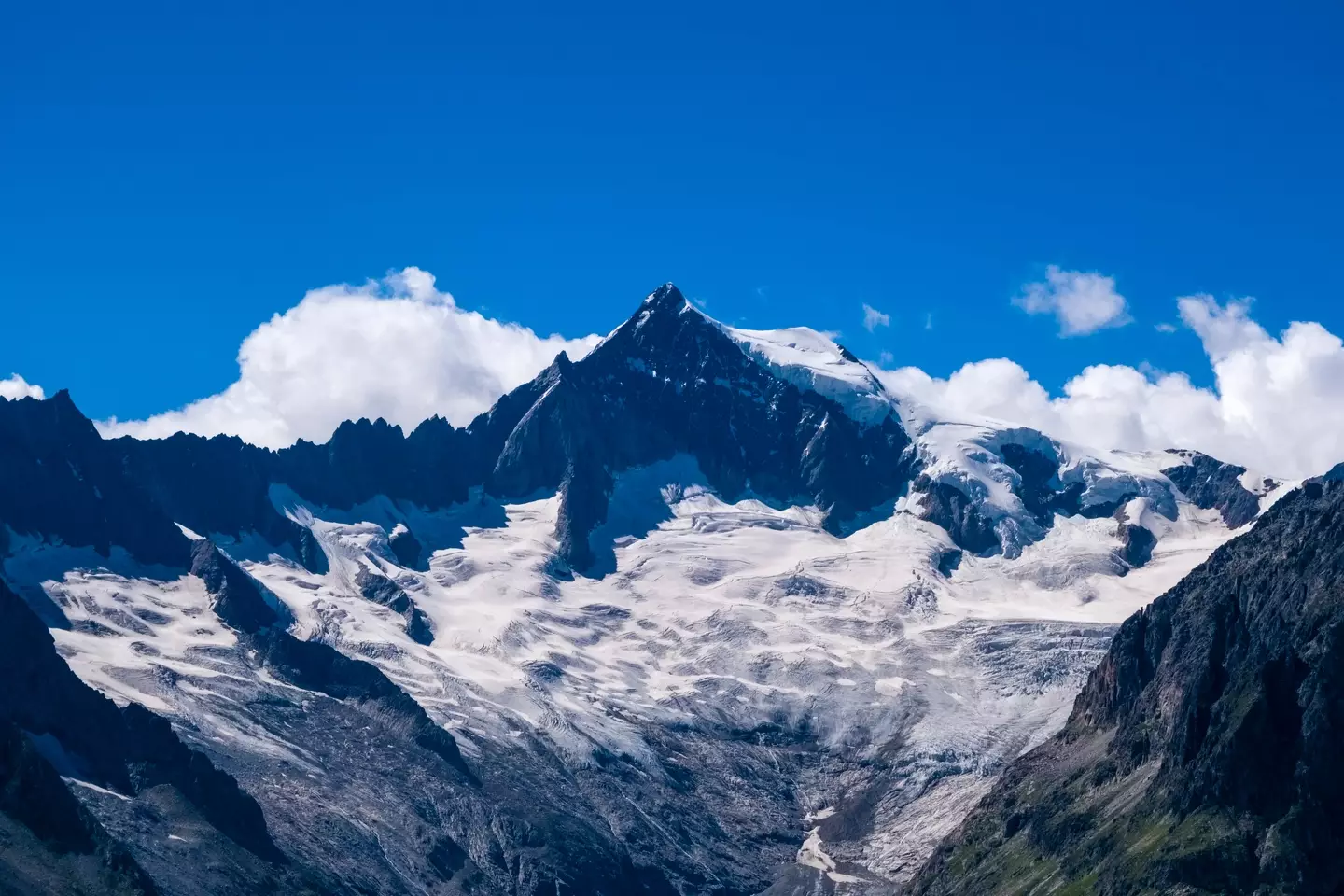 The plane was found in the Aletsch glacier. (Frank Bienewald/LightRocket via Getty Images)