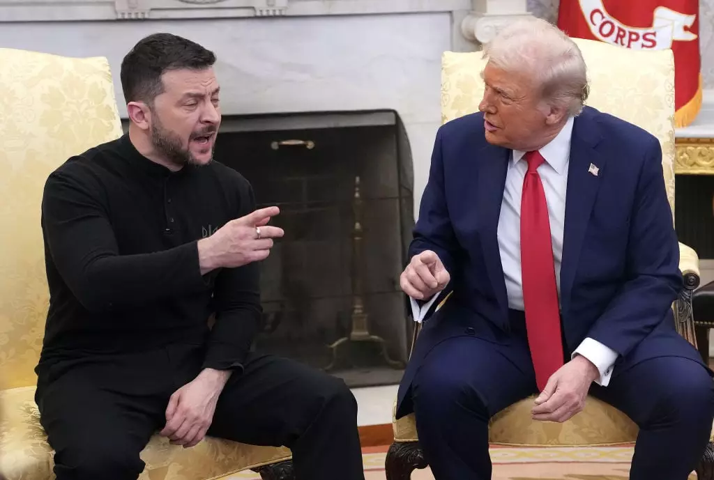 Donald Trump accused Volodymyr Zelenskyy of 'gambling with WW3' (Andrew Harnik/Getty Images)
