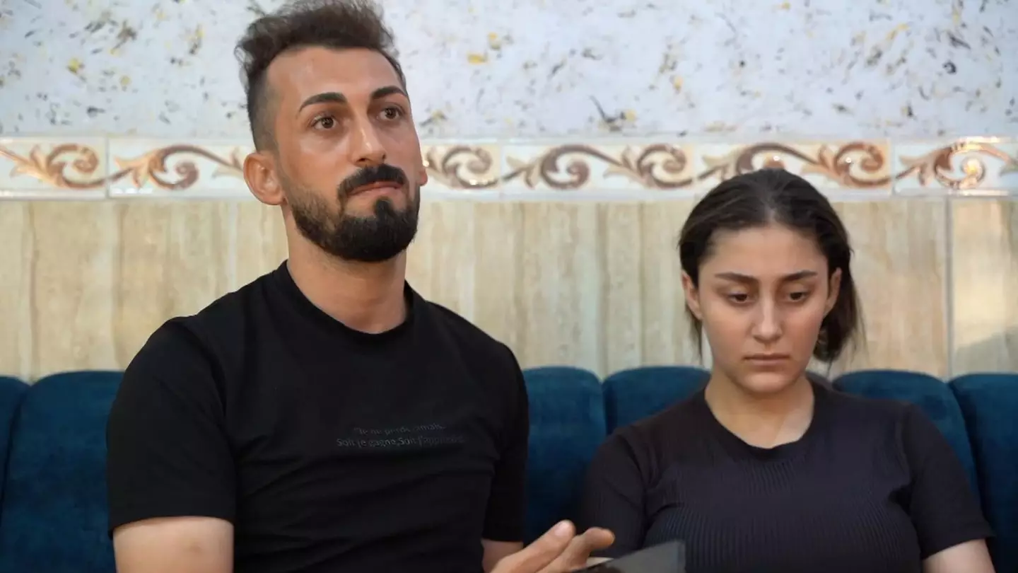 The newly married couple have been left heartbroken by the ordeal.