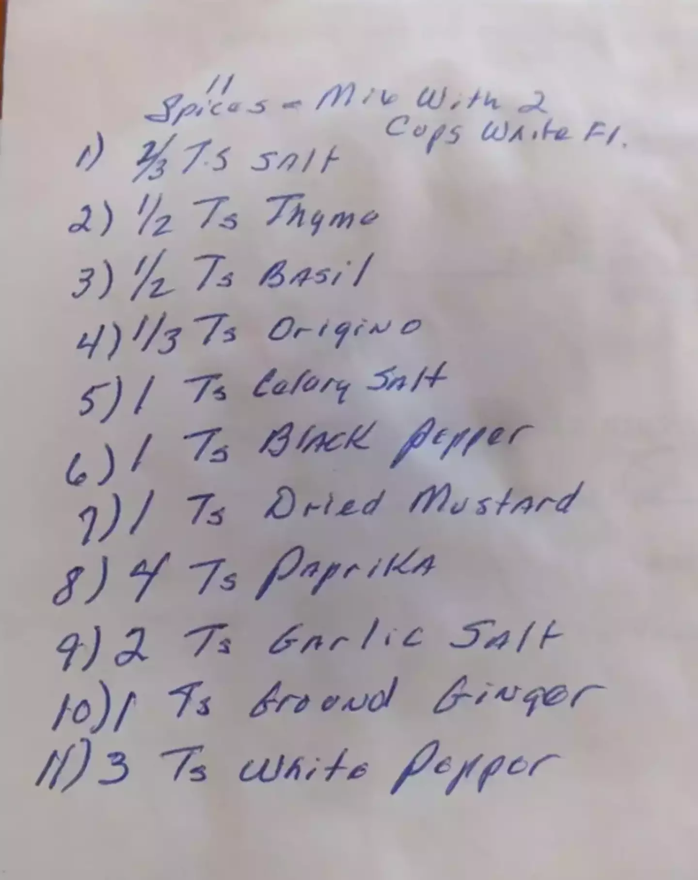 One alleged 'leaked' recipe was scrawled on the back of a will (Chicago Tribune)