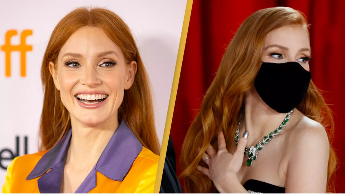 Jessica Chastain explains why she wore masks to award shows after sparking backlash