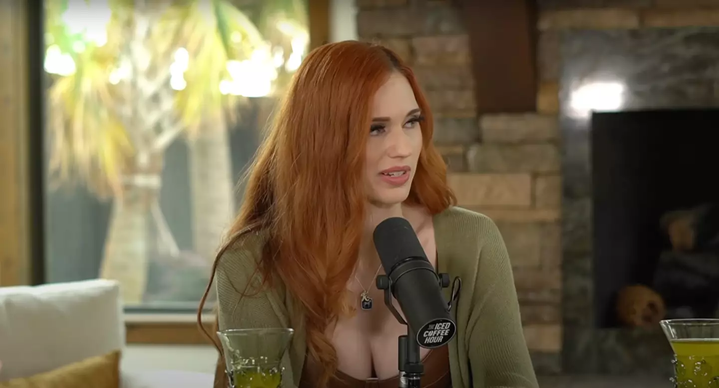 The internet personality chatted about her monthly earnings on a podcast.