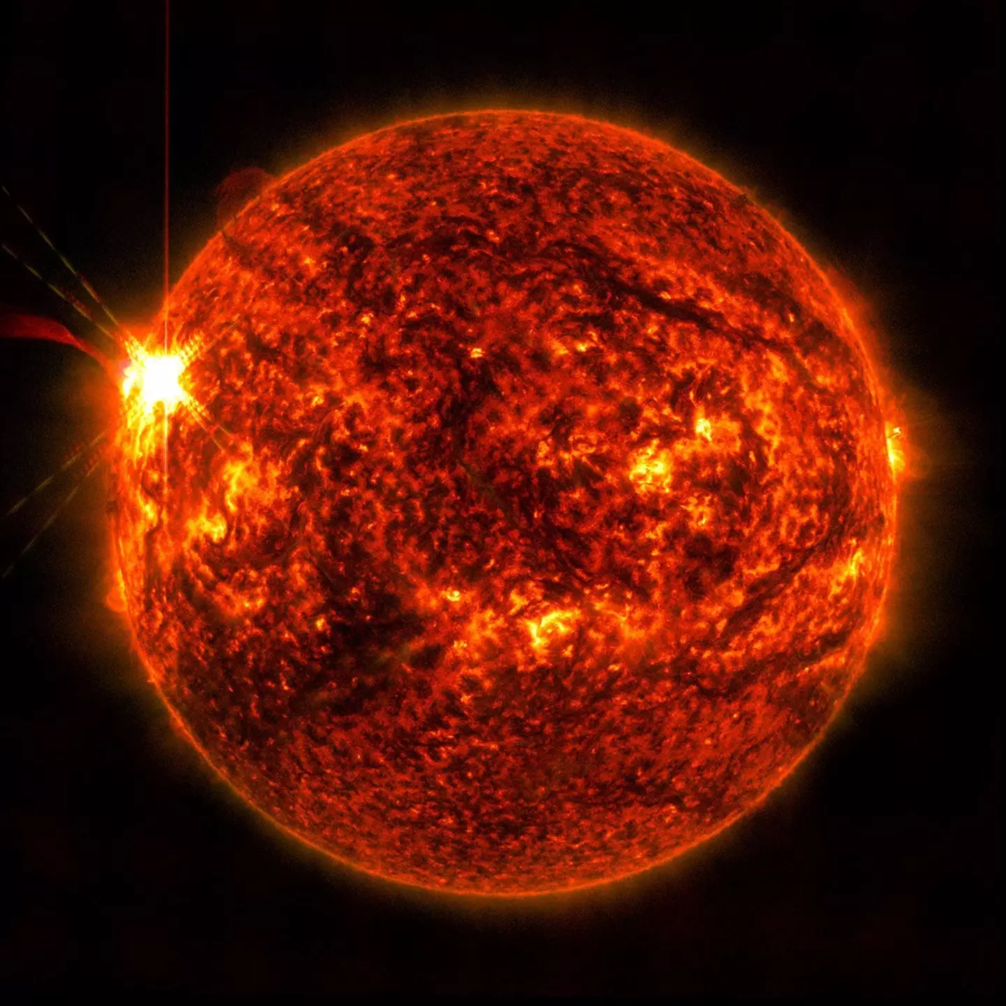 A solar storm could cause major blackouts and produce beautiful spectacles (Nasa)