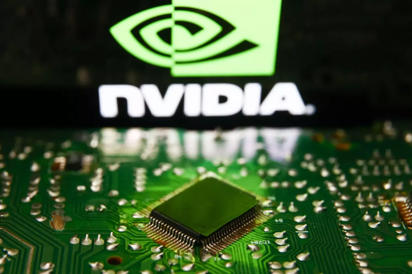 Nvidia has lost almost $600 billion in market value (Jakub Porzycki/NurPhoto via Getty Images)