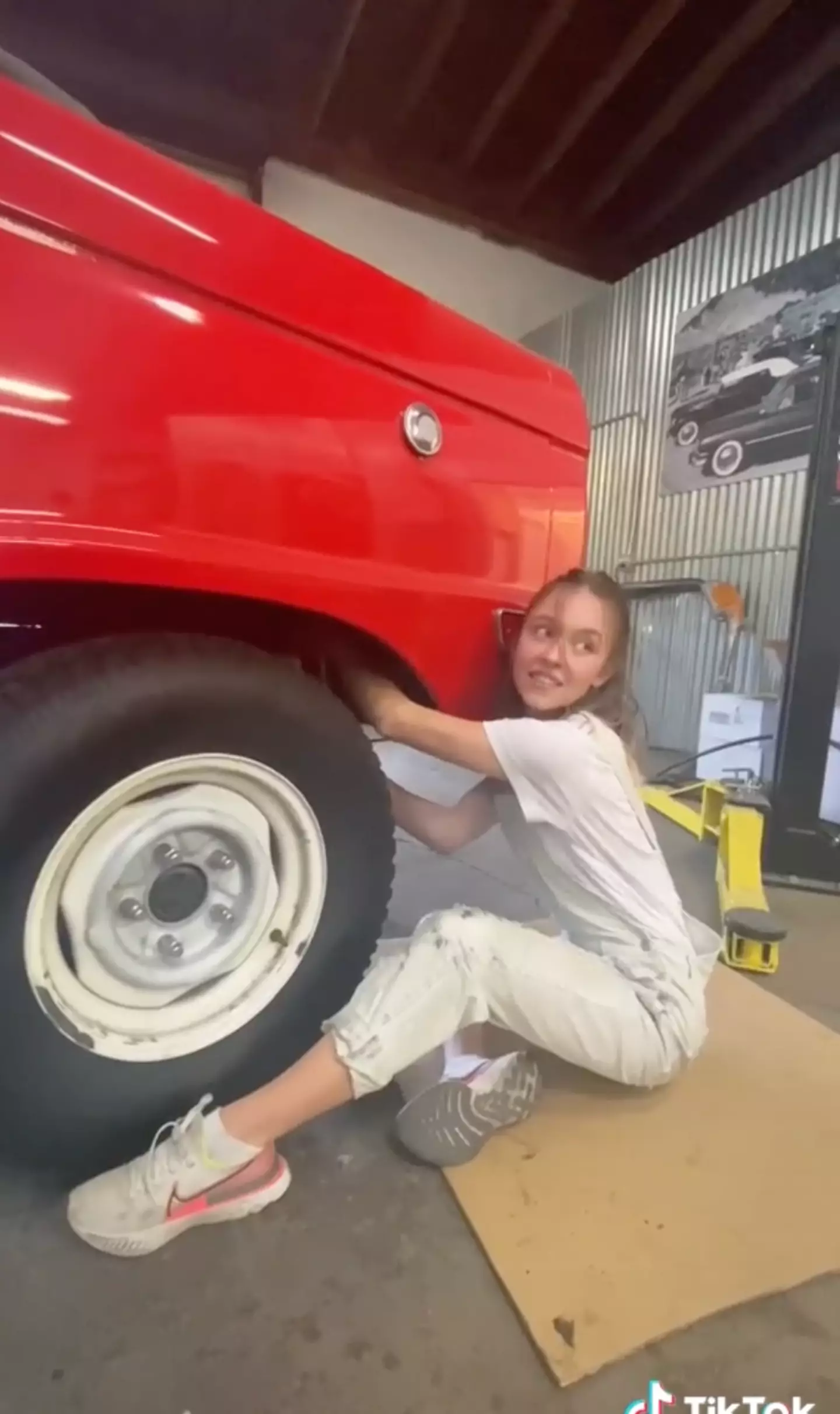 Sweeney has been showing fans her journey in restoring her vintage 69' Bronco.