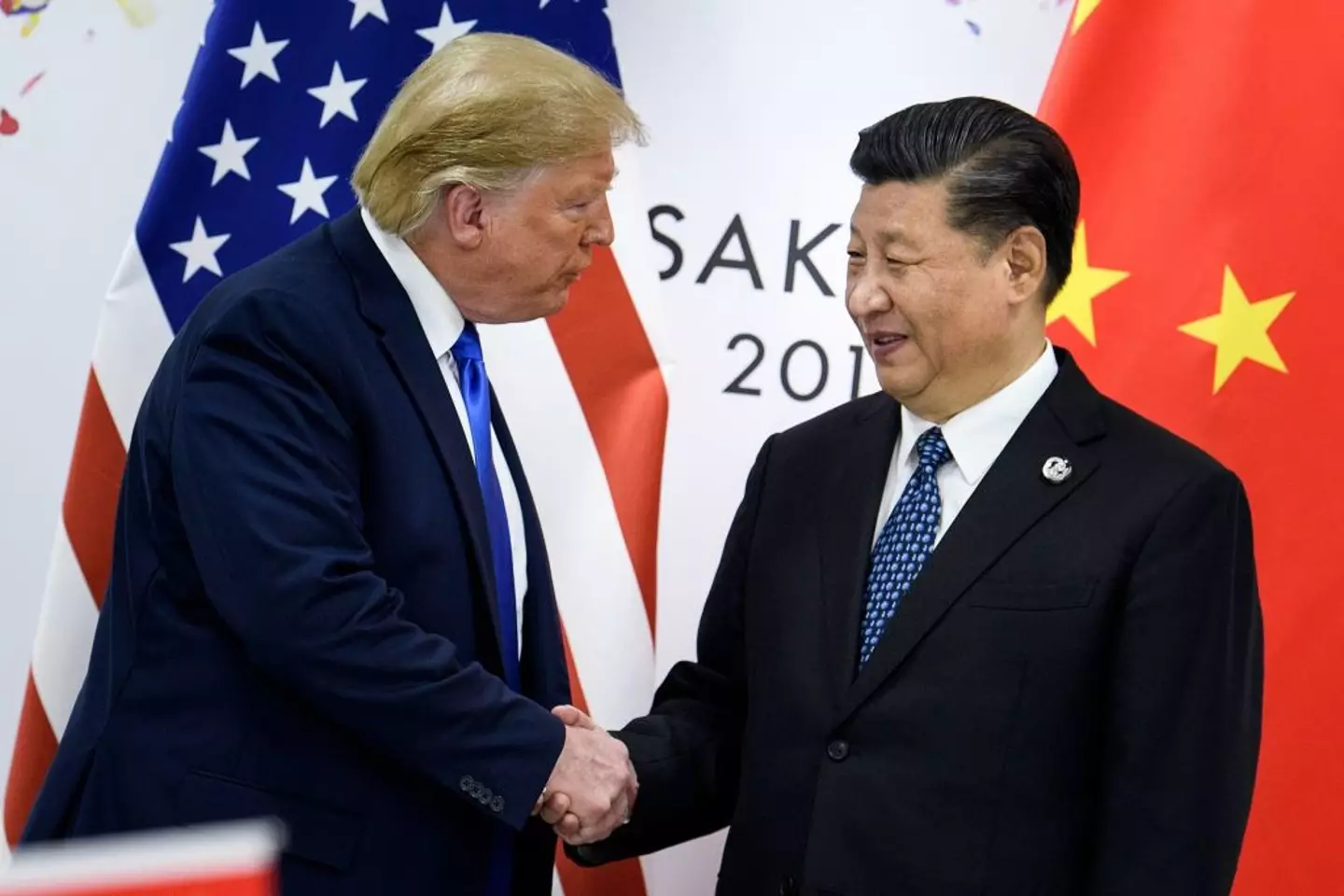 President Donald Trump has reported that the trade deal with Chinese President Xi Jinping is 'done' (BRENDAN SMIALOWSKI/AFP via Getty Images)