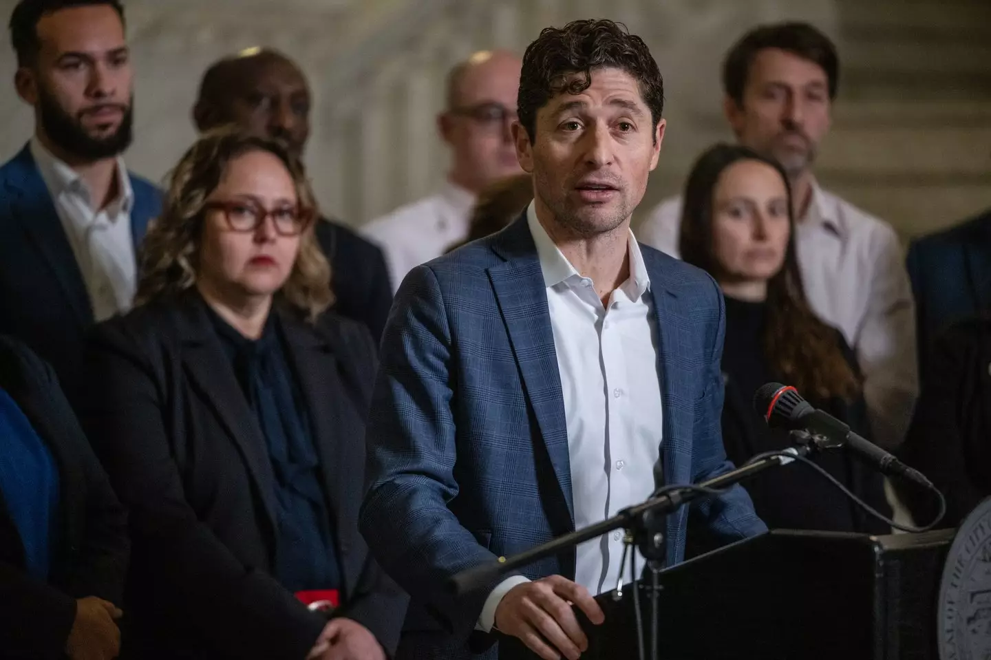 Jacob Frey addressed Vance's comments shortly after (Victor J. Blue/Bloomberg via Getty Images)