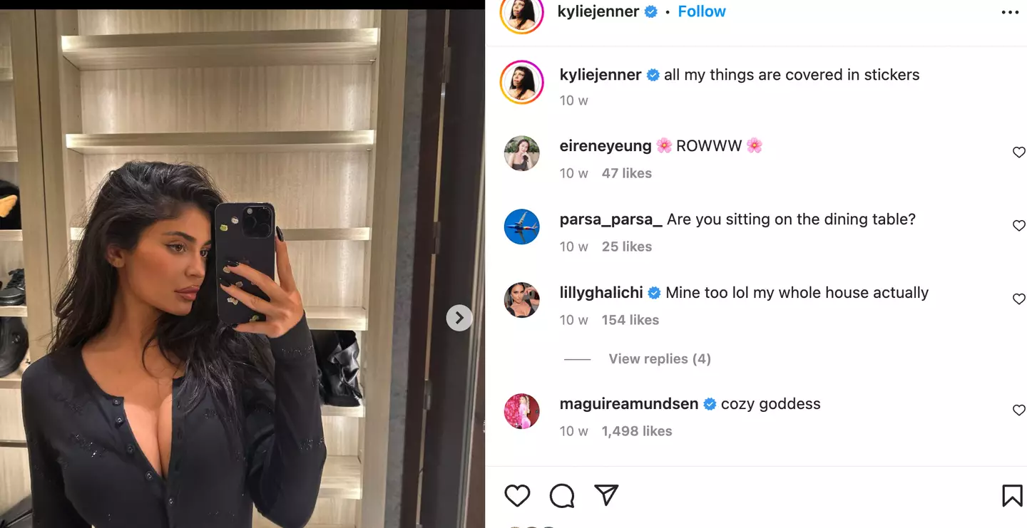 Jenner is the first of the Kardashians to feature in the list.