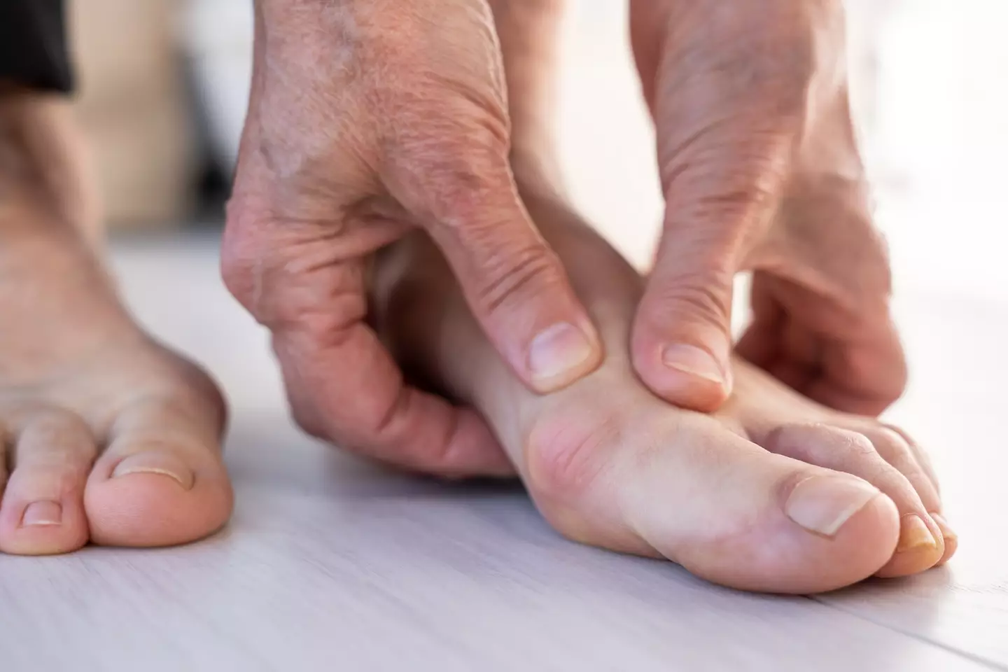 Melanoma can form in the toenails (Getty Stock Photo)