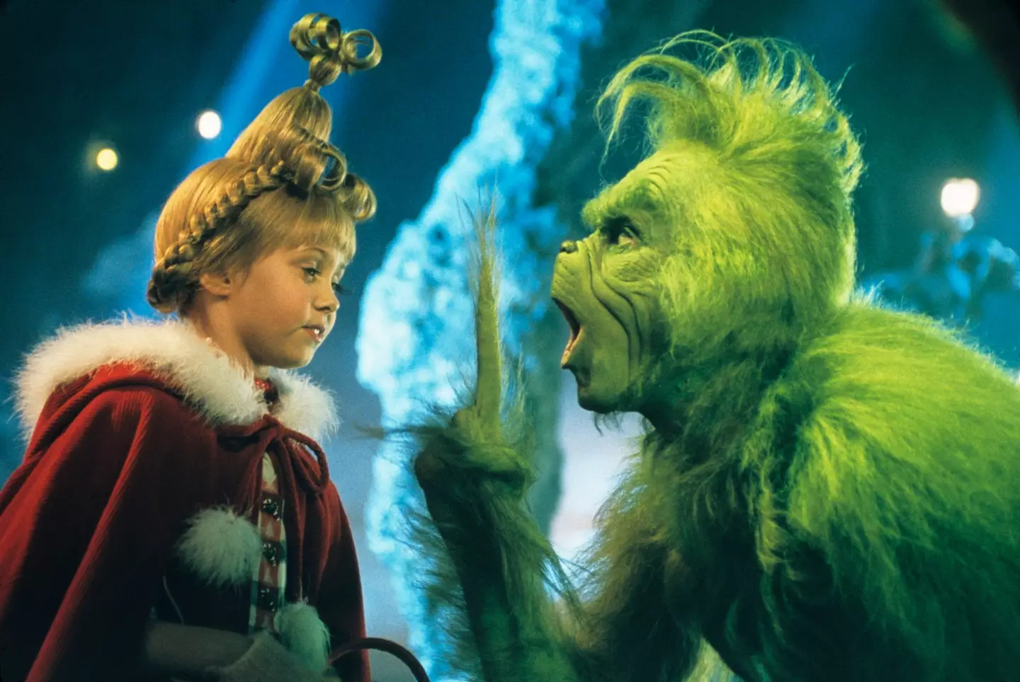 Jim Carrey as the Grinch back in 2000.