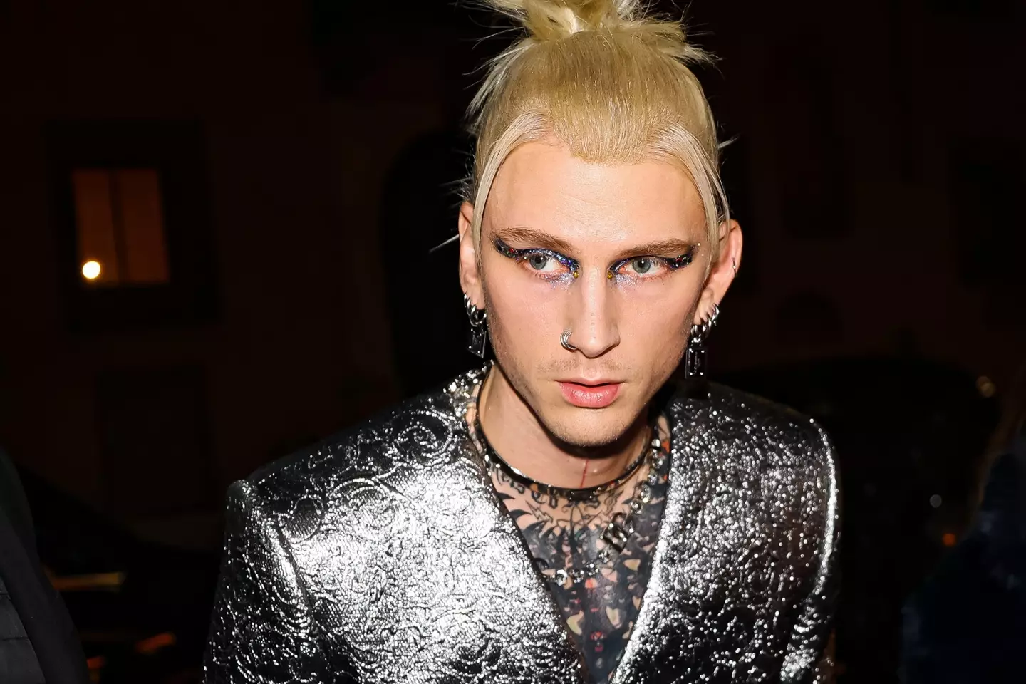 Machine Gun Kelly was nominated for an award at tonight's Grammys.