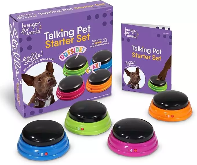These buttons can help your pet to communicate (Amazon)