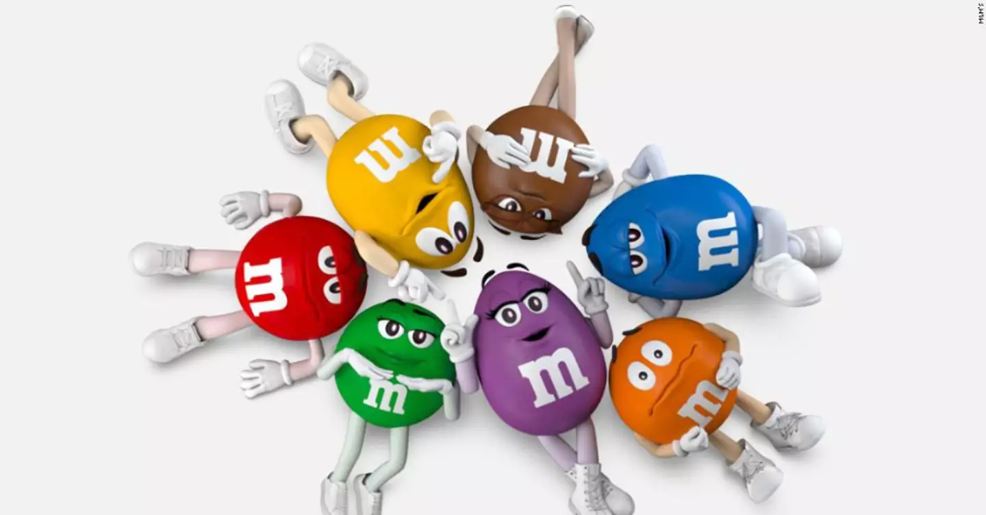 The three female M&M's are the 'spokescandies' for International Women's Day.