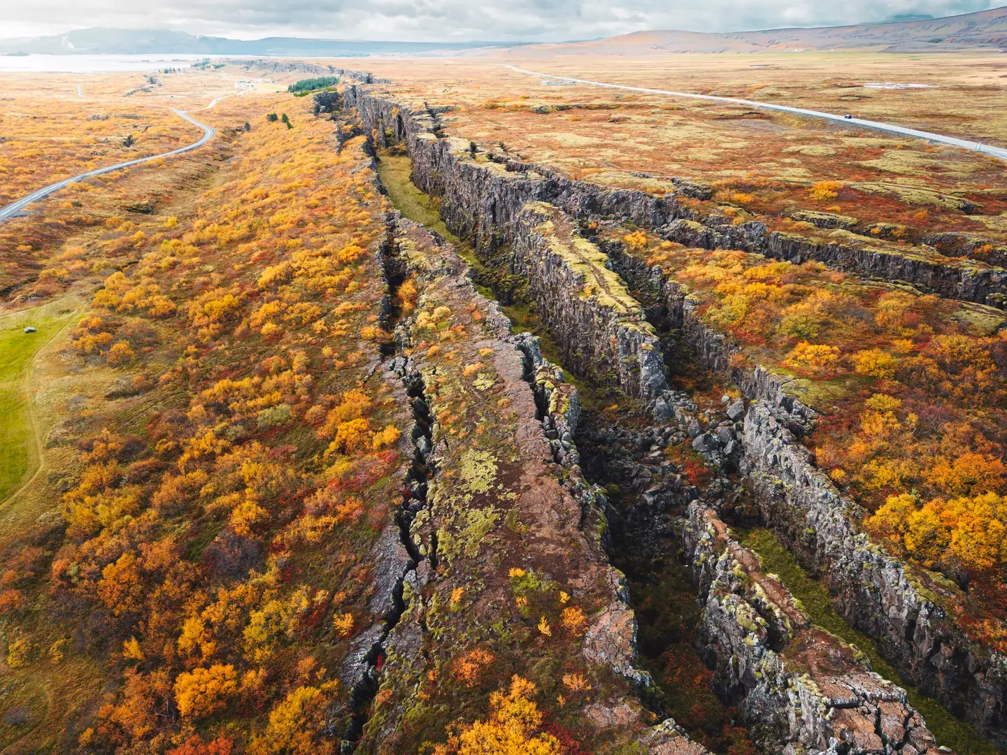 Tectonic plates meet in several place, such as here in Iceland (Tina Zupancic/Getty)