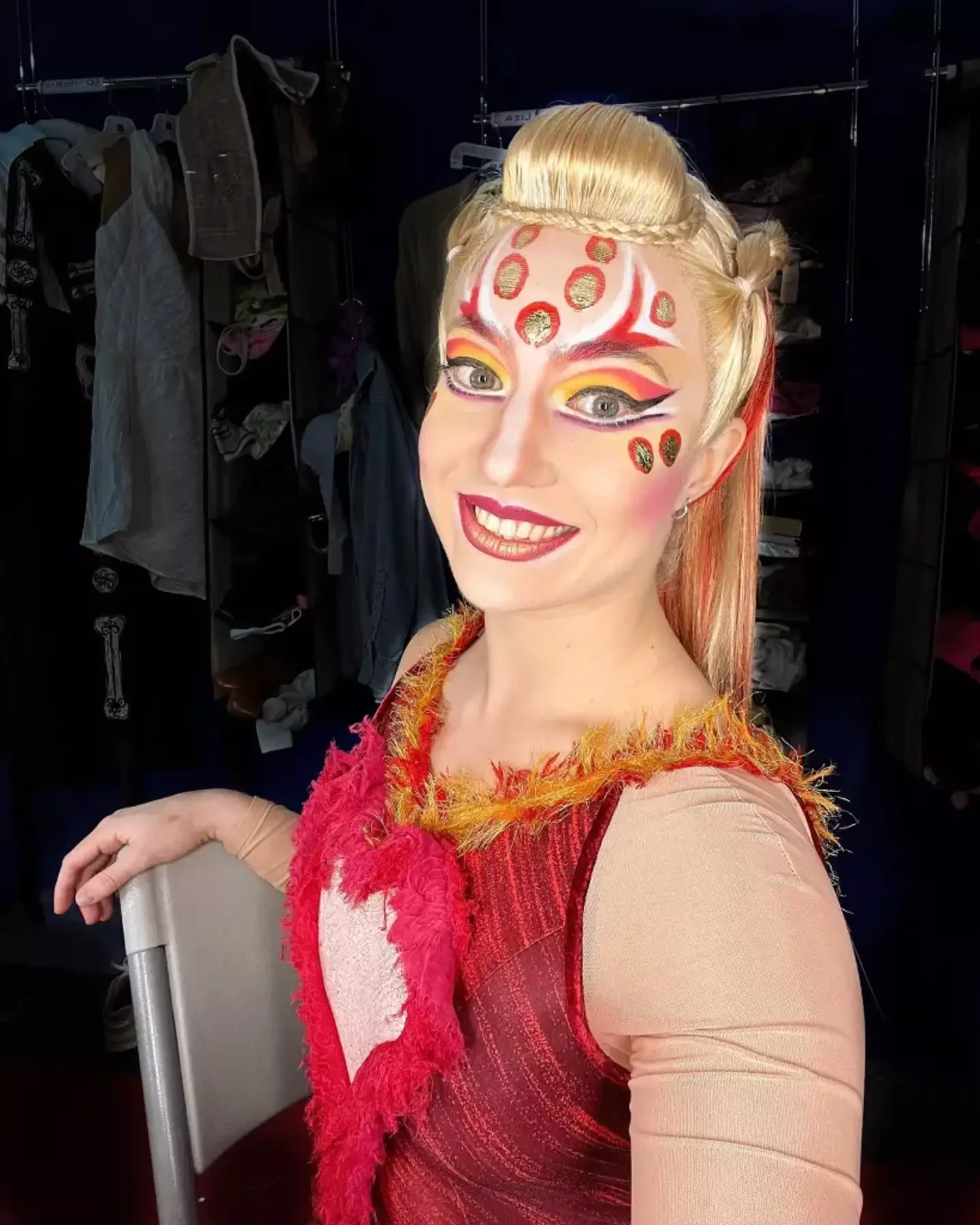 Mariia was rushed to hospital after the fall. (@m_knf/Instagram)