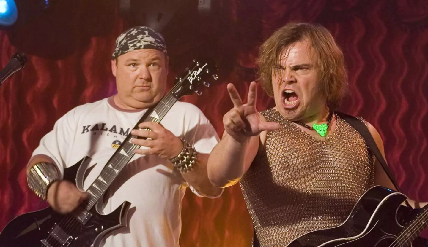 The movie is based on his own rock duo, Tenacious D.