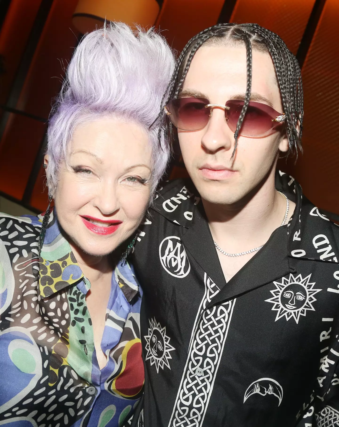 Dex Lauper and Cyndi Lauper. (Bruce Glikas/Getty Images)