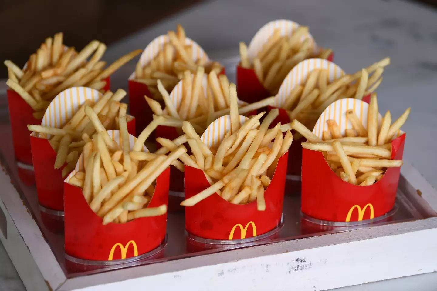 FYI, McDonald's fries in the US are not vegan friendly.