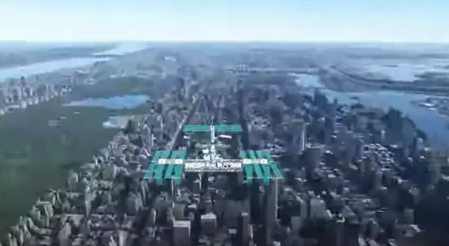 This is just how fast the ISS is.