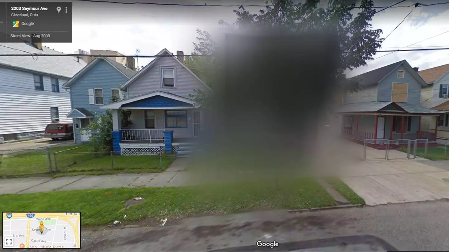 All houses can be blurred out on Google Maps.