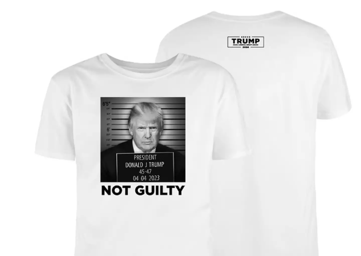 Trump's campaign team for his 2024 Presidential run have sold merchandise based on the indictments.