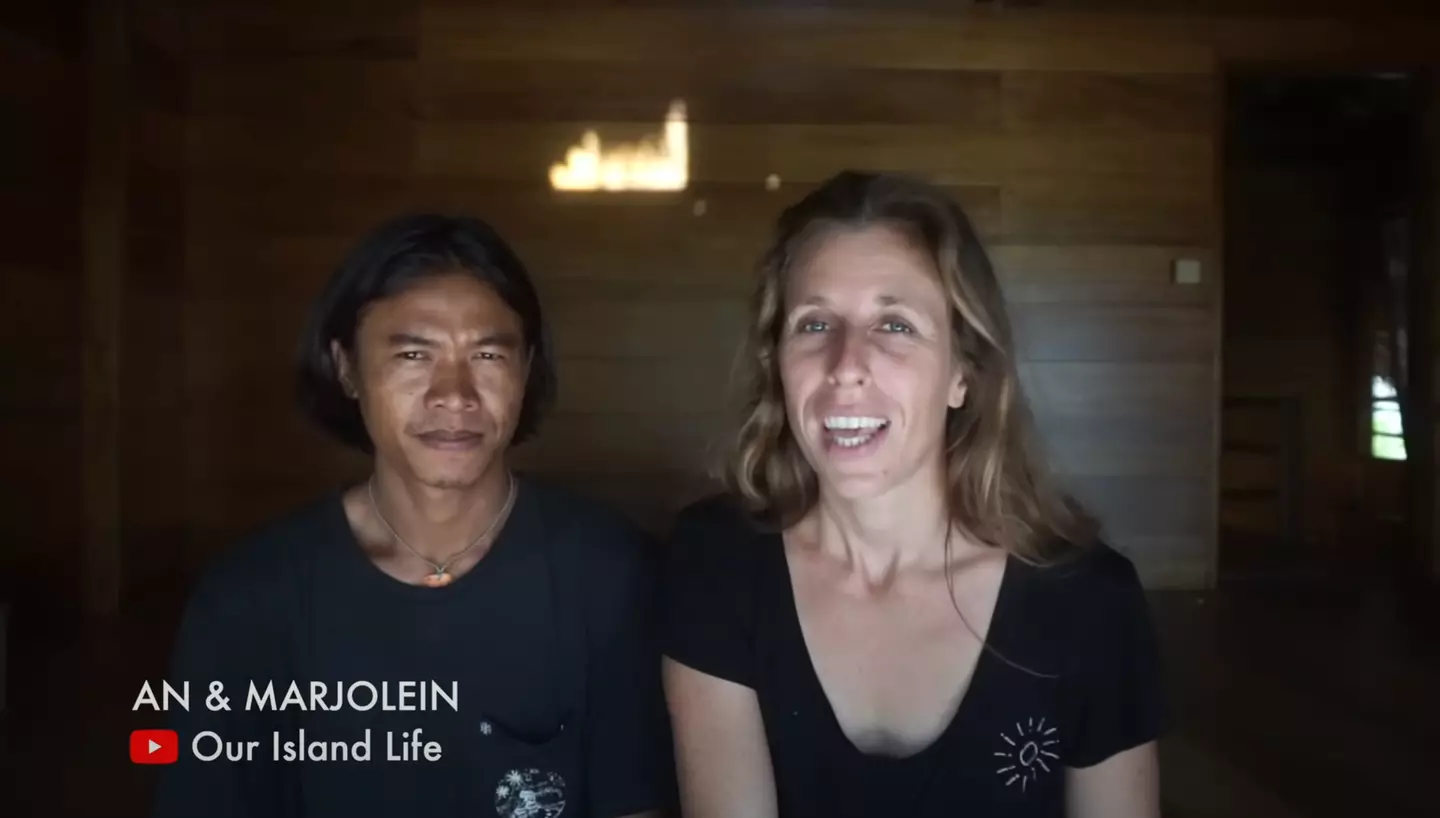 Marjolein lives on an Indonesian island with her partner (Exploring Alternatives Youtube)