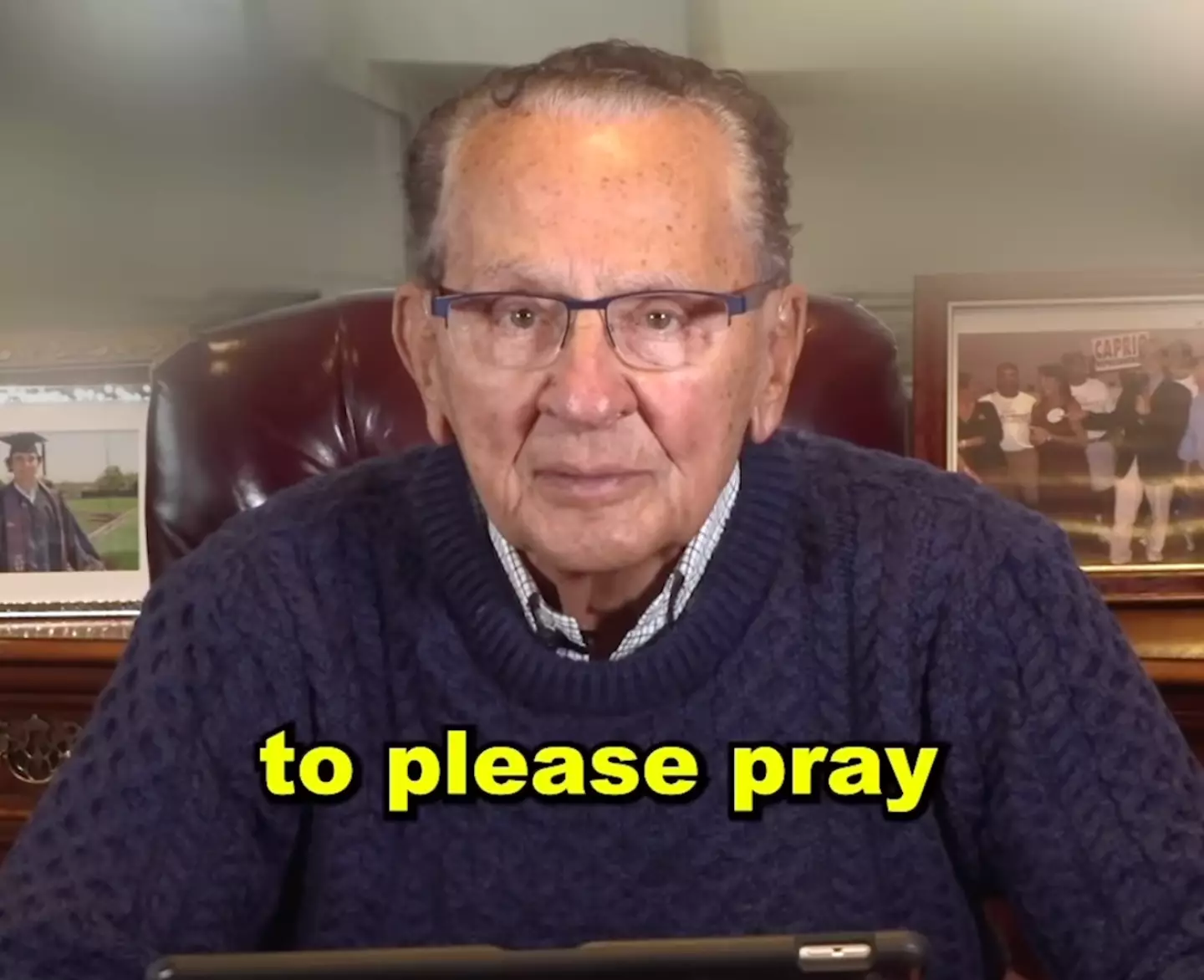 Judge Caprio has asked people to 'pray' for him.