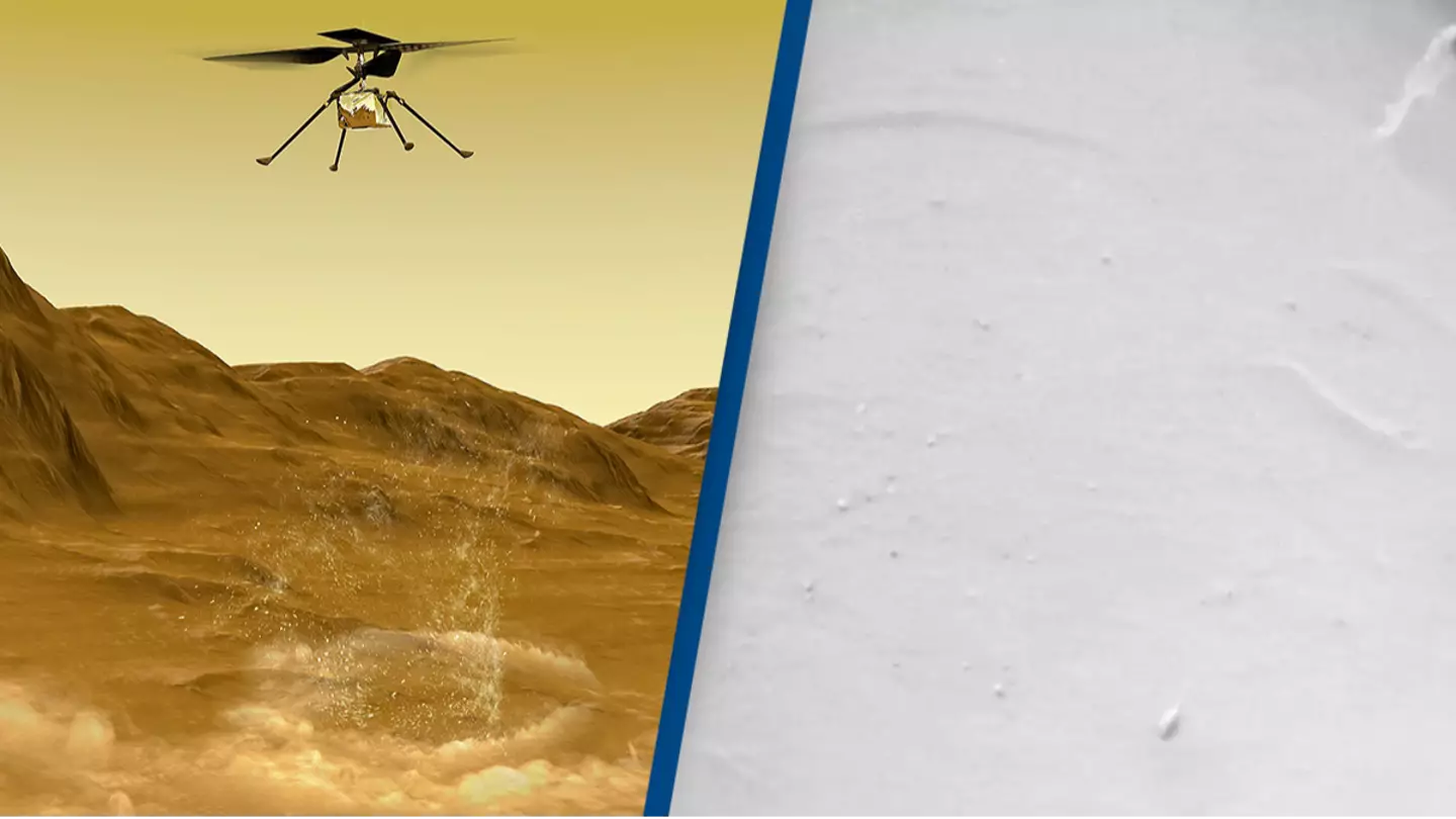 NASA boffins baffled as Mars helicopter takes off with something dangling from it