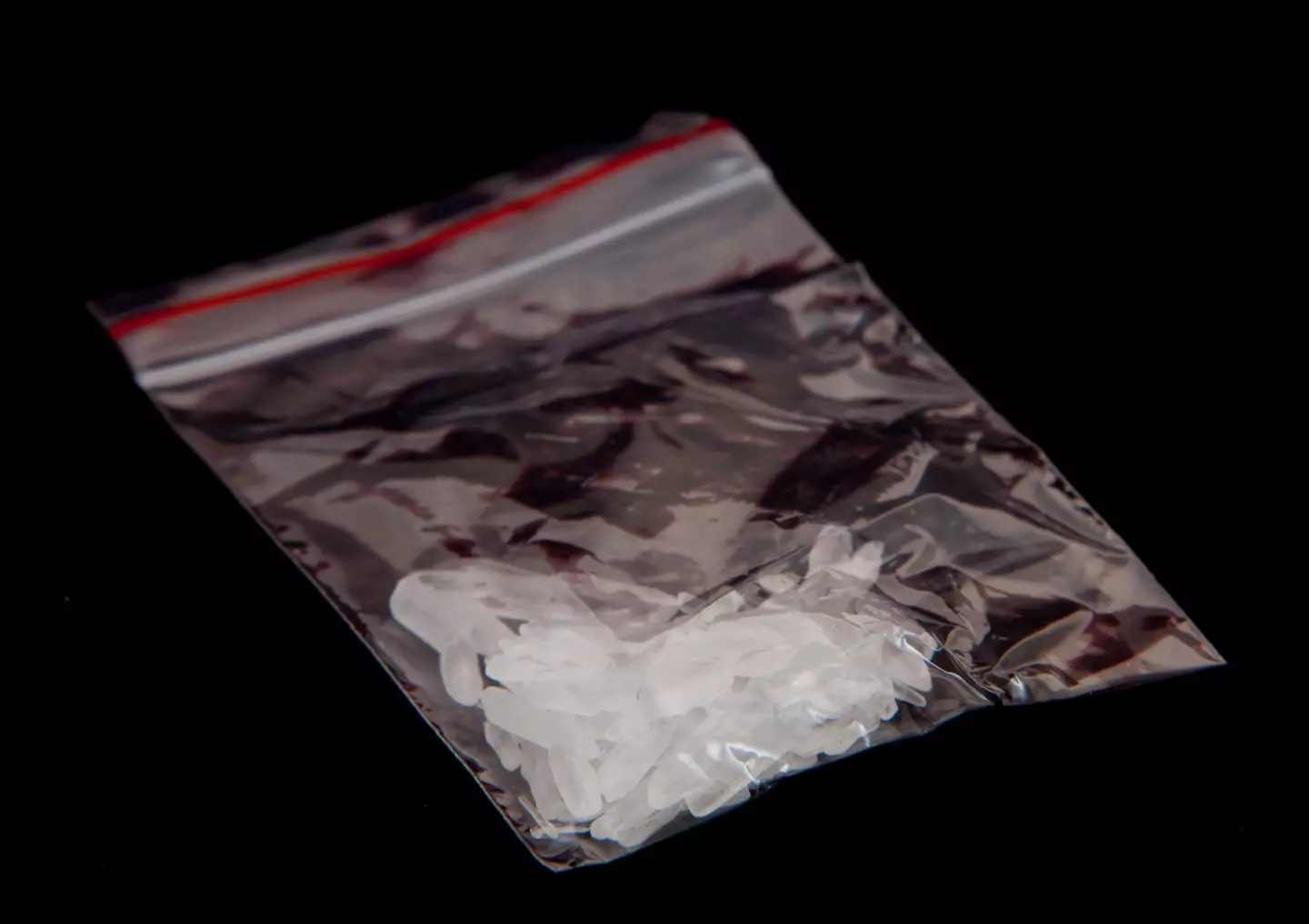 Huge quantities of methamphetamine were discovered.